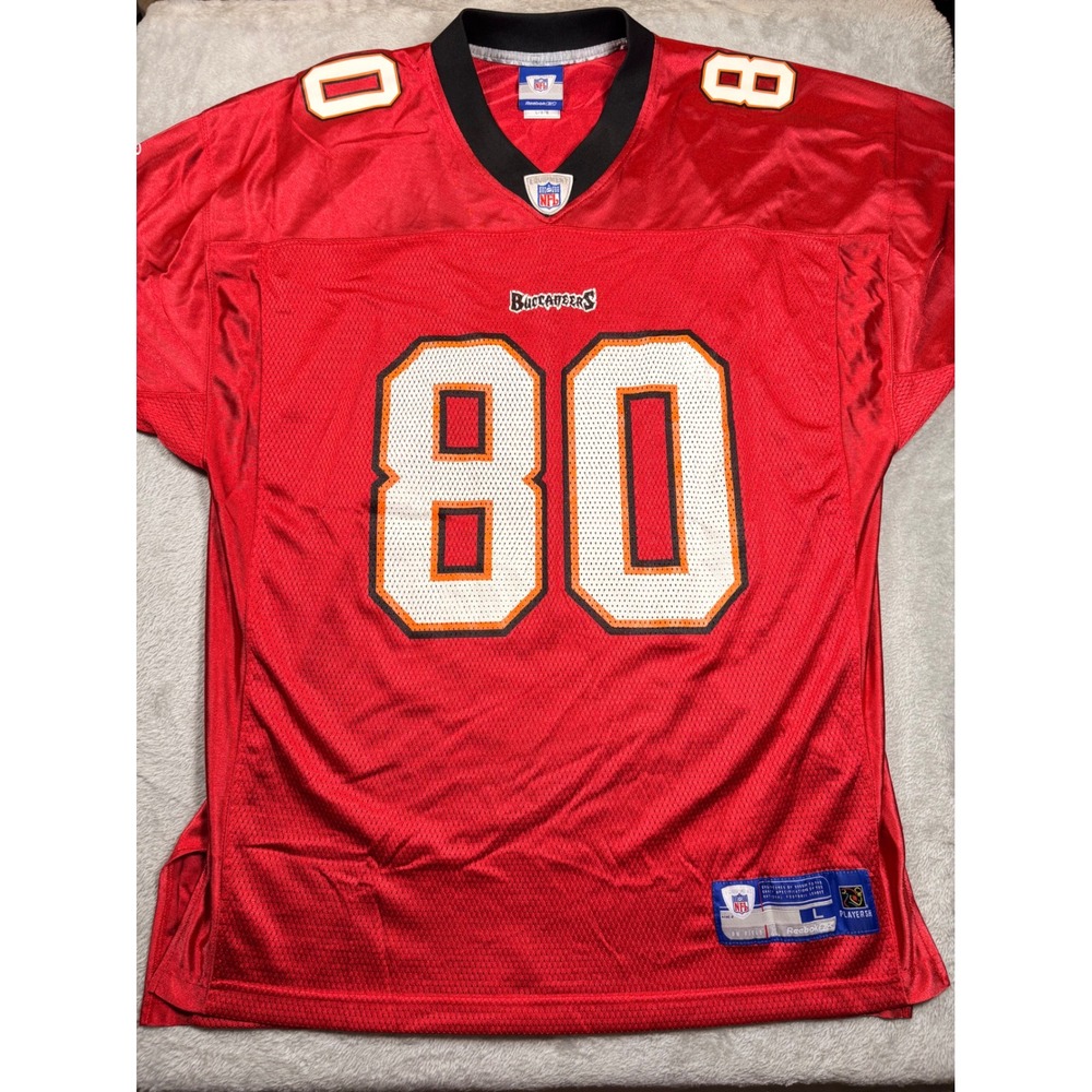 Reebok NFL Men's Large Tampa Bay Buccaneers Michael Clayton Red Football Jersey
